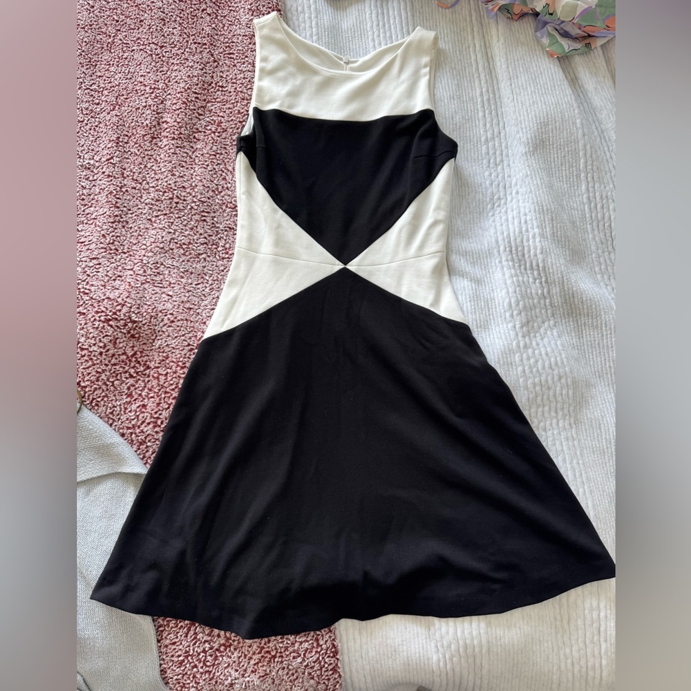 Black and white business dress